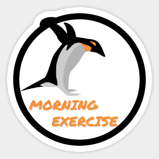 Fit Penguin Sticker